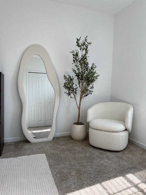 Phyllis Boucle Swivel Chair- SFV4816A-Living Room